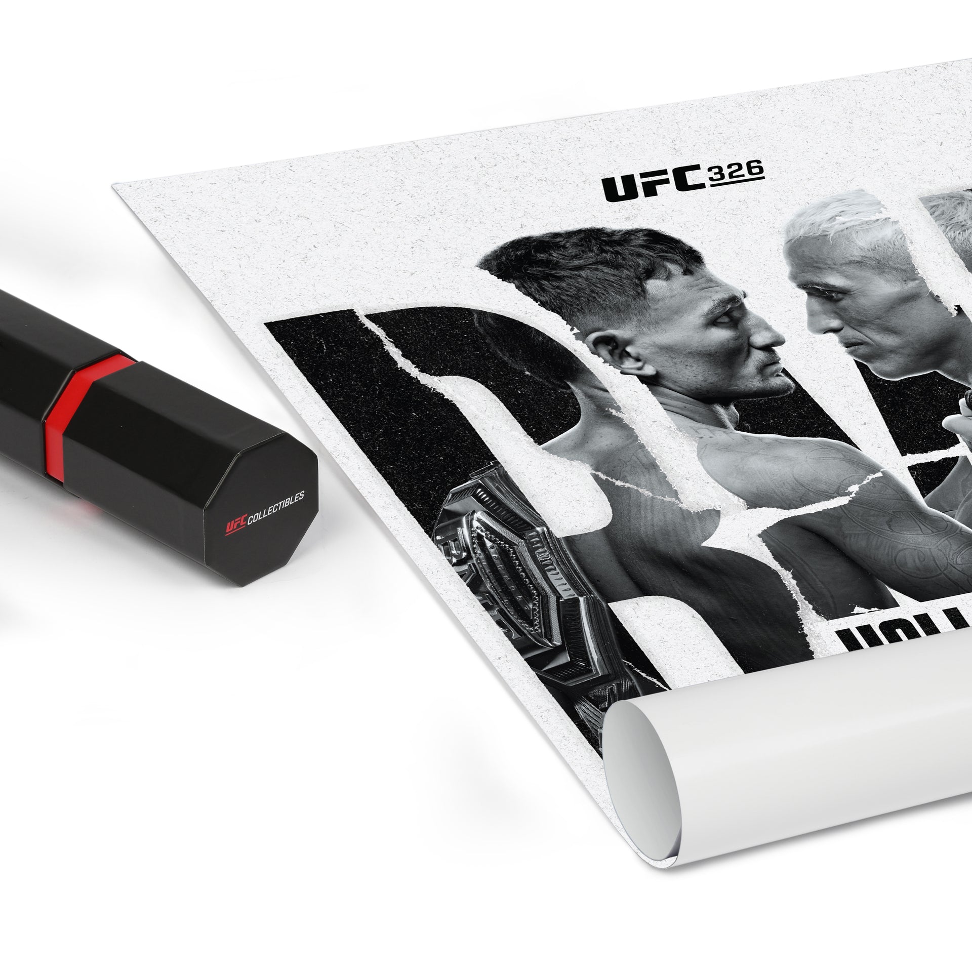 UFC 326: Holloway vs Oliveira 2 First-Edition Autographed Event Poster