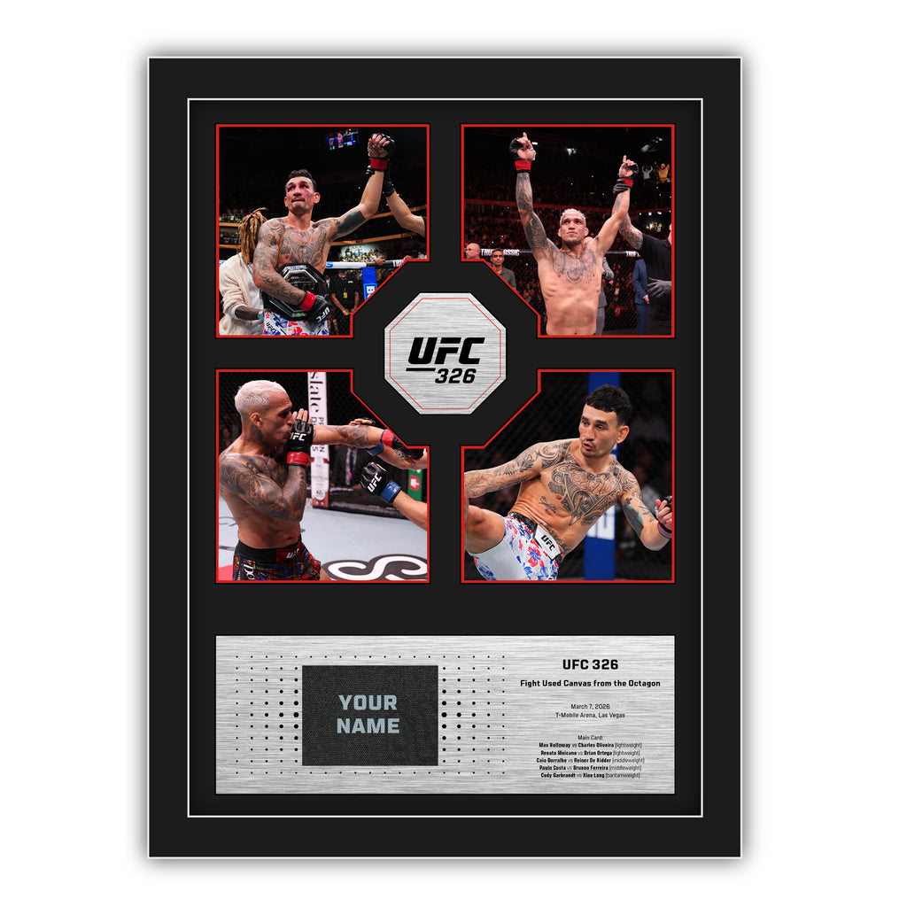 UFC 326: Holloway vs Oliveira 2 Name on Canvas