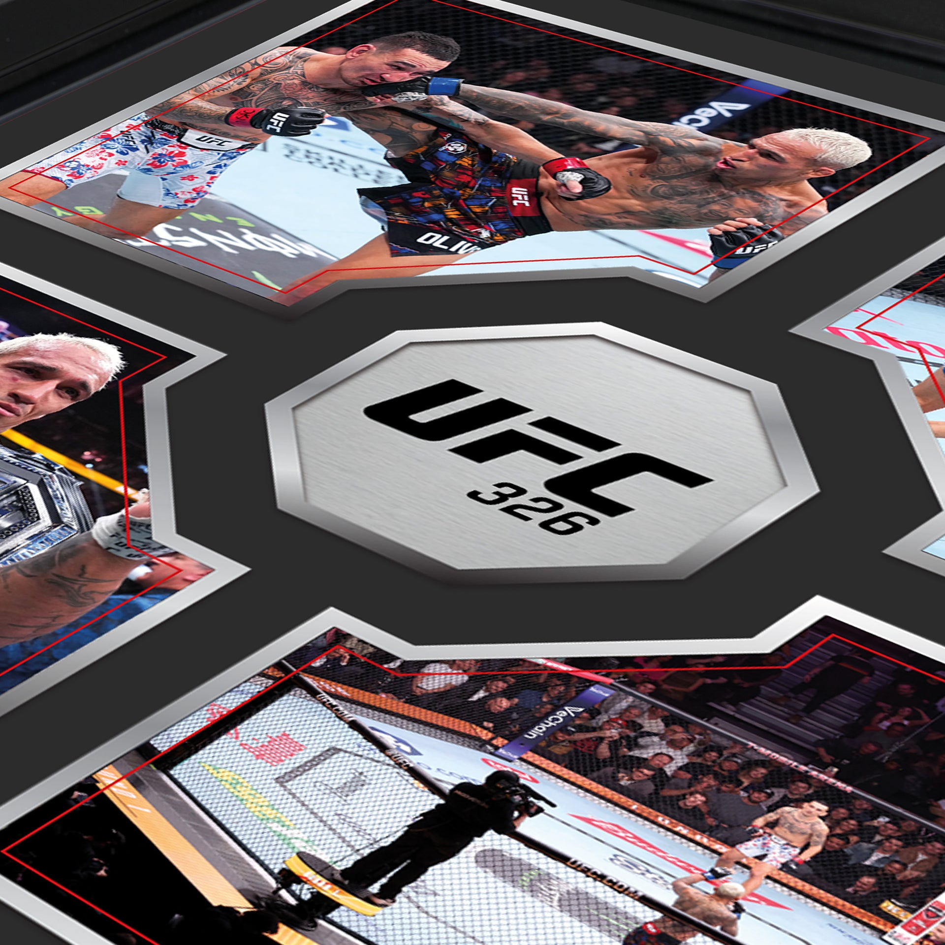 SOLD OUT: UFC 326: Holloway vs Oliveira 2 Name on Canvas