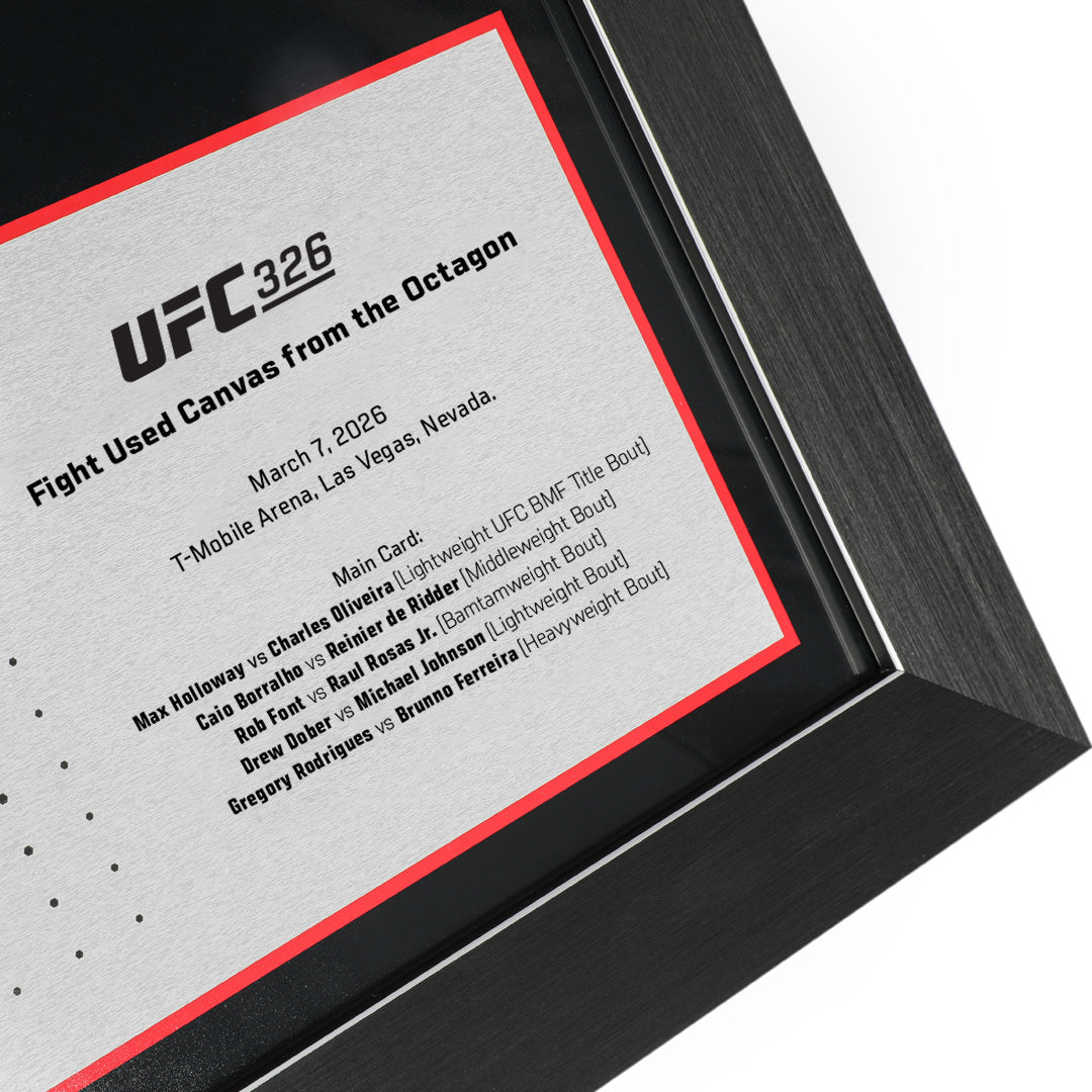 SOLD OUT: UFC 326: Holloway vs Oliveira 2 Name on Canvas