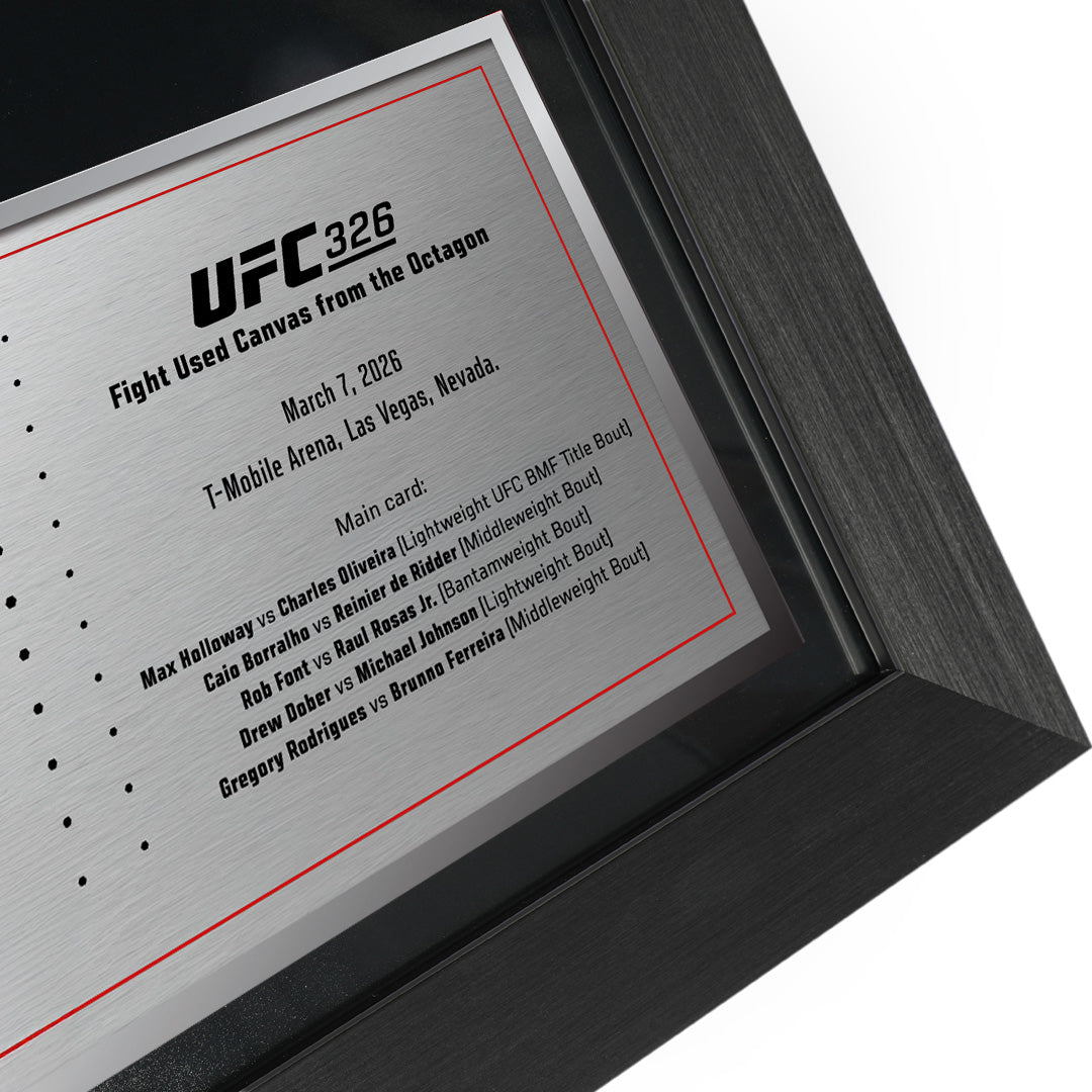 SOLD OUT: UFC 326: Holloway vs Oliveira 2 Name on Canvas