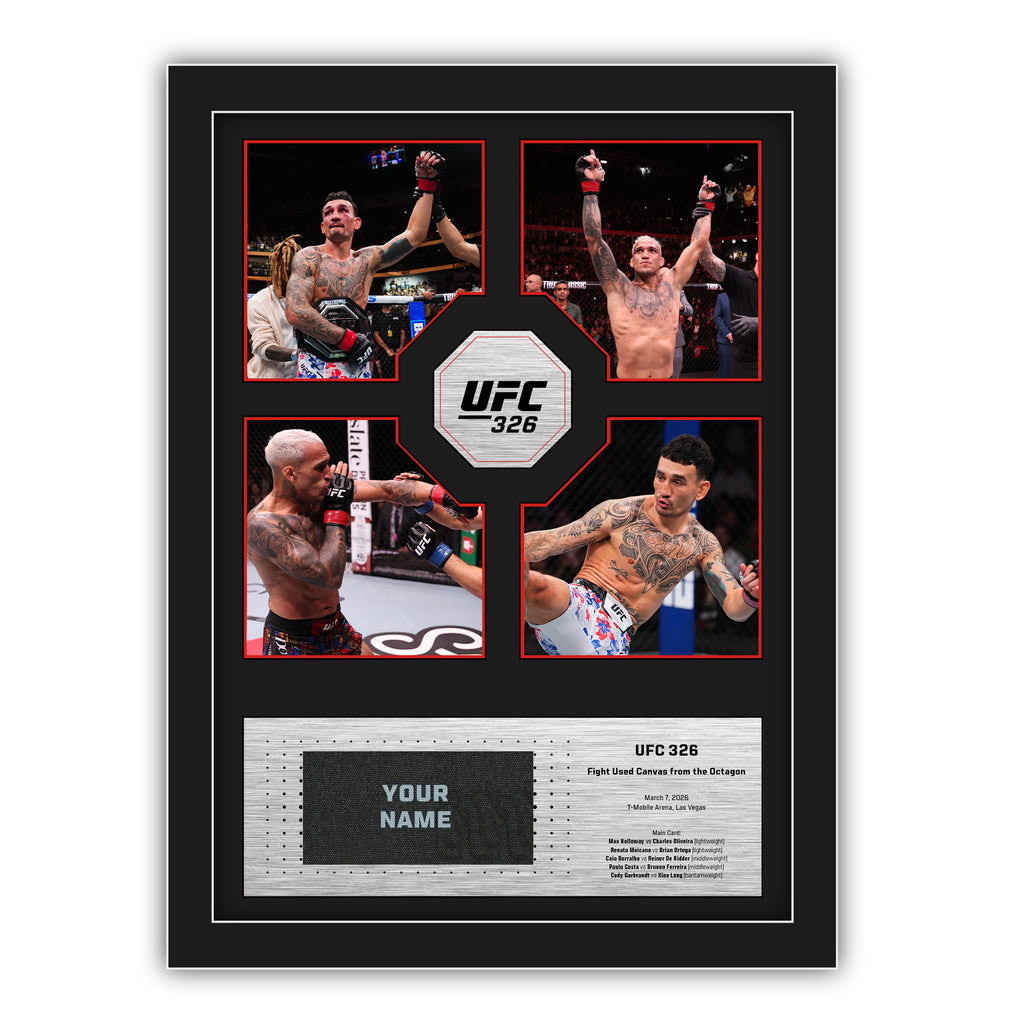 UFC 326: Holloway vs Oliveira 2 Name on Canvas