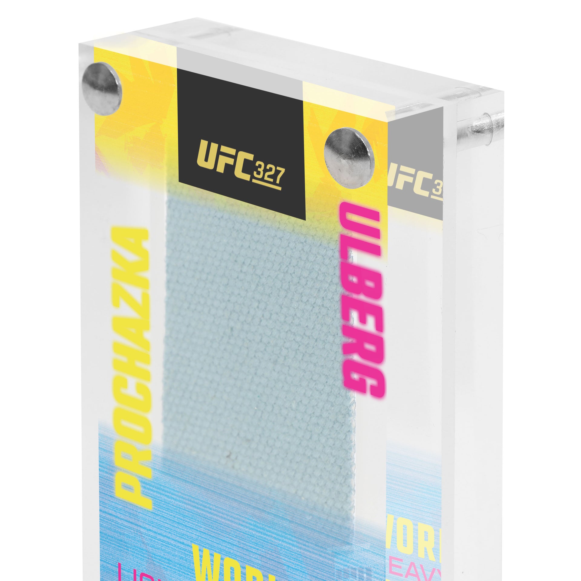 UFC 327: Procházka vs Ulberg Canvas in Acrylic