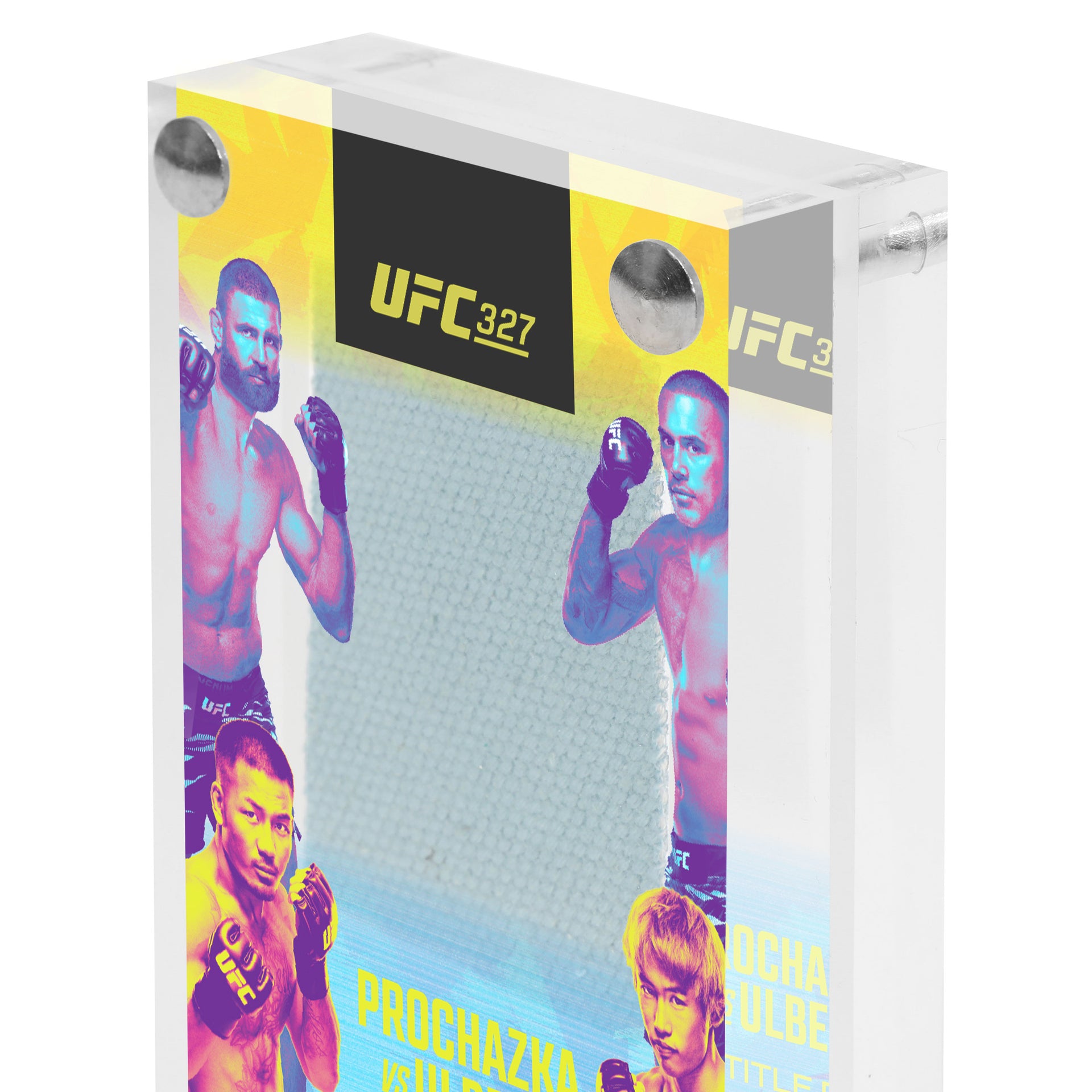UFC 327: Procházka vs Ulberg Canvas in Acrylic