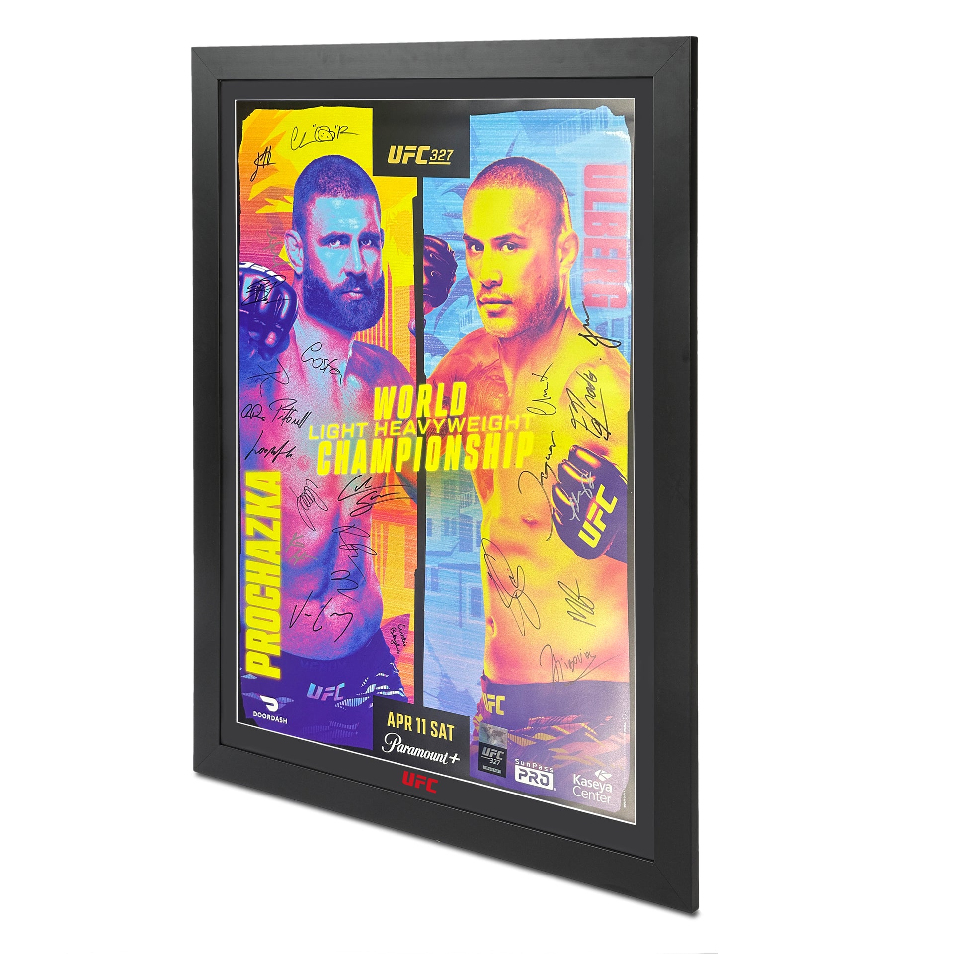 UFC 327: Procházka vs Ulberg Autographed Event Poster
