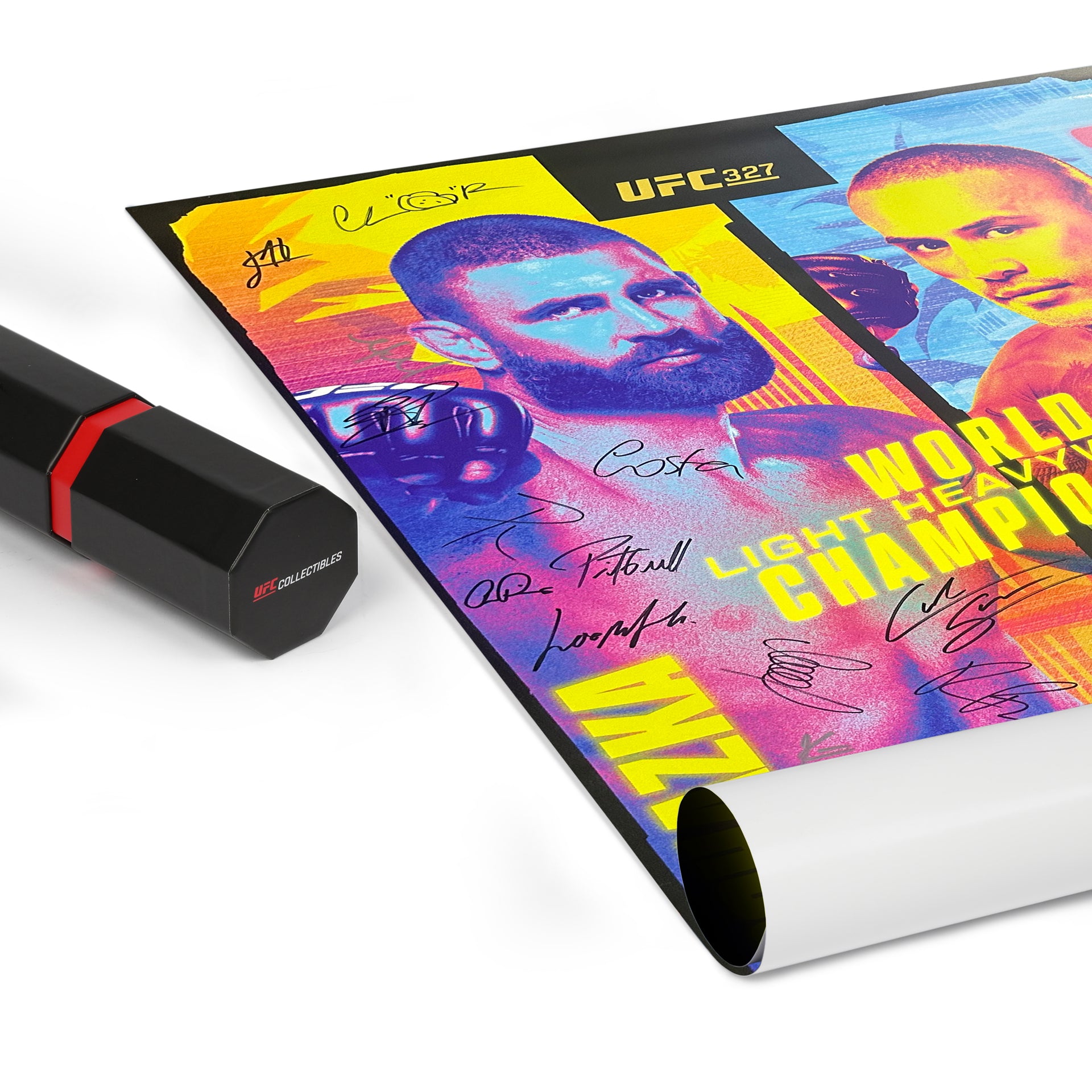 UFC 327: Procházka vs Ulberg Autographed Event Poster