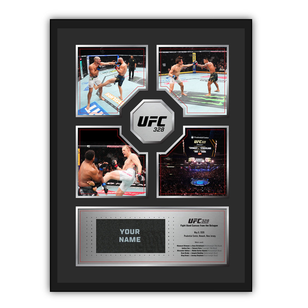 SOLD OUT: UFC 328: Chimaev vs Strickland Name on Canvas