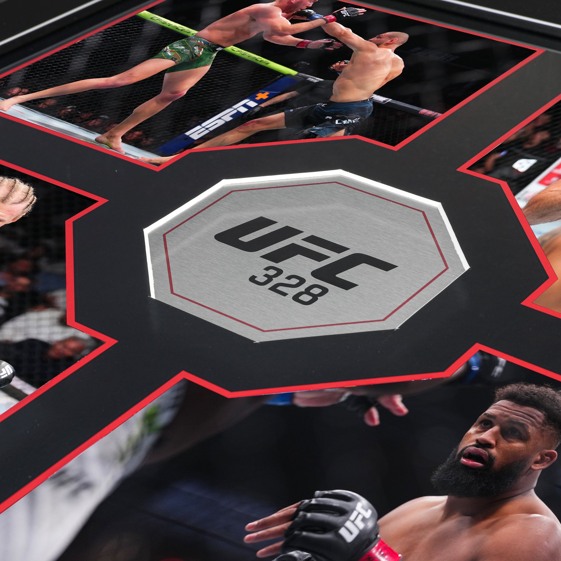 UFC 328: Chimaev vs Strickland Name on Canvas