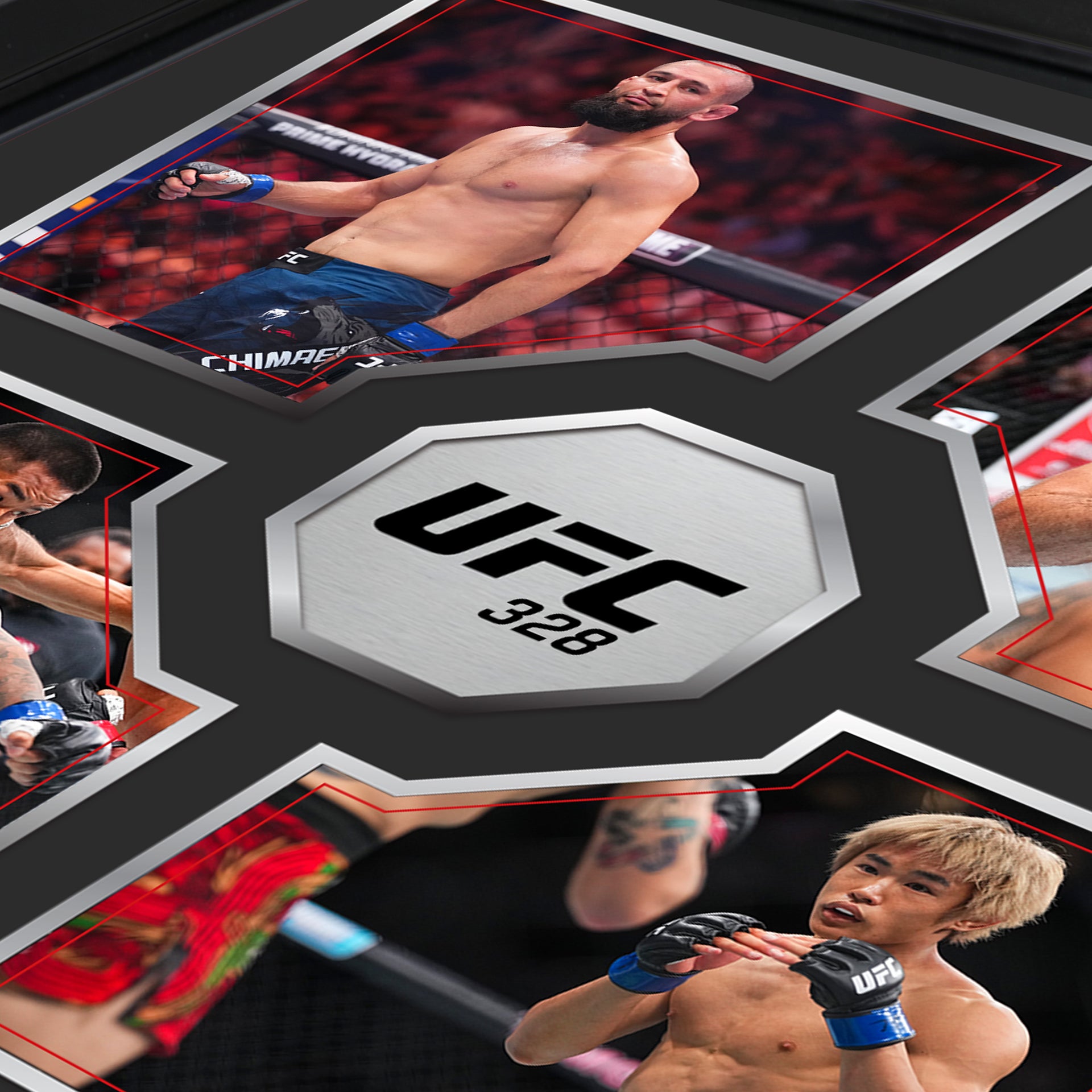SOLD OUT: UFC 328: Chimaev vs Strickland Name on Canvas