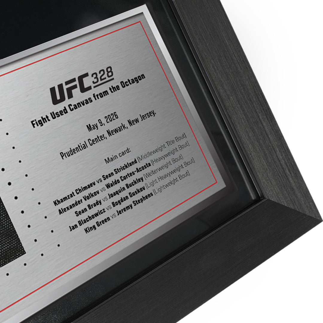 UFC 328: Chimaev vs Strickland Name on Canvas