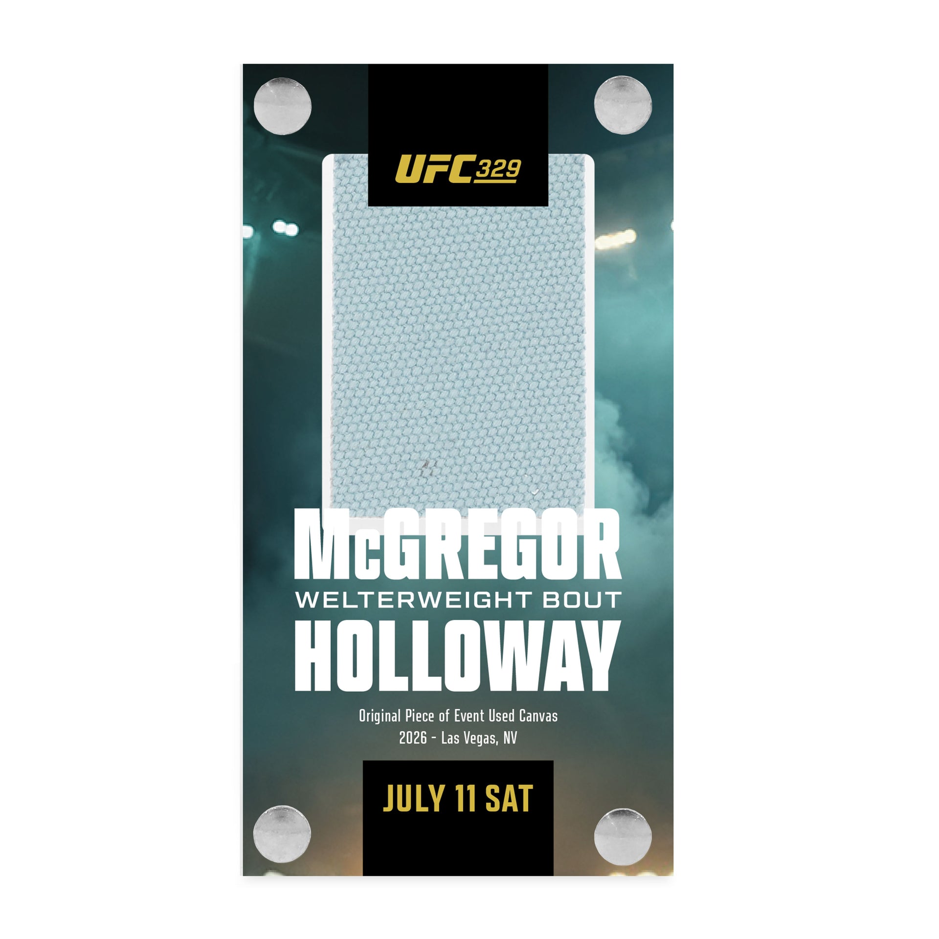 UFC 329: McGregor vs Holloway 2 Canvas in Acrylic