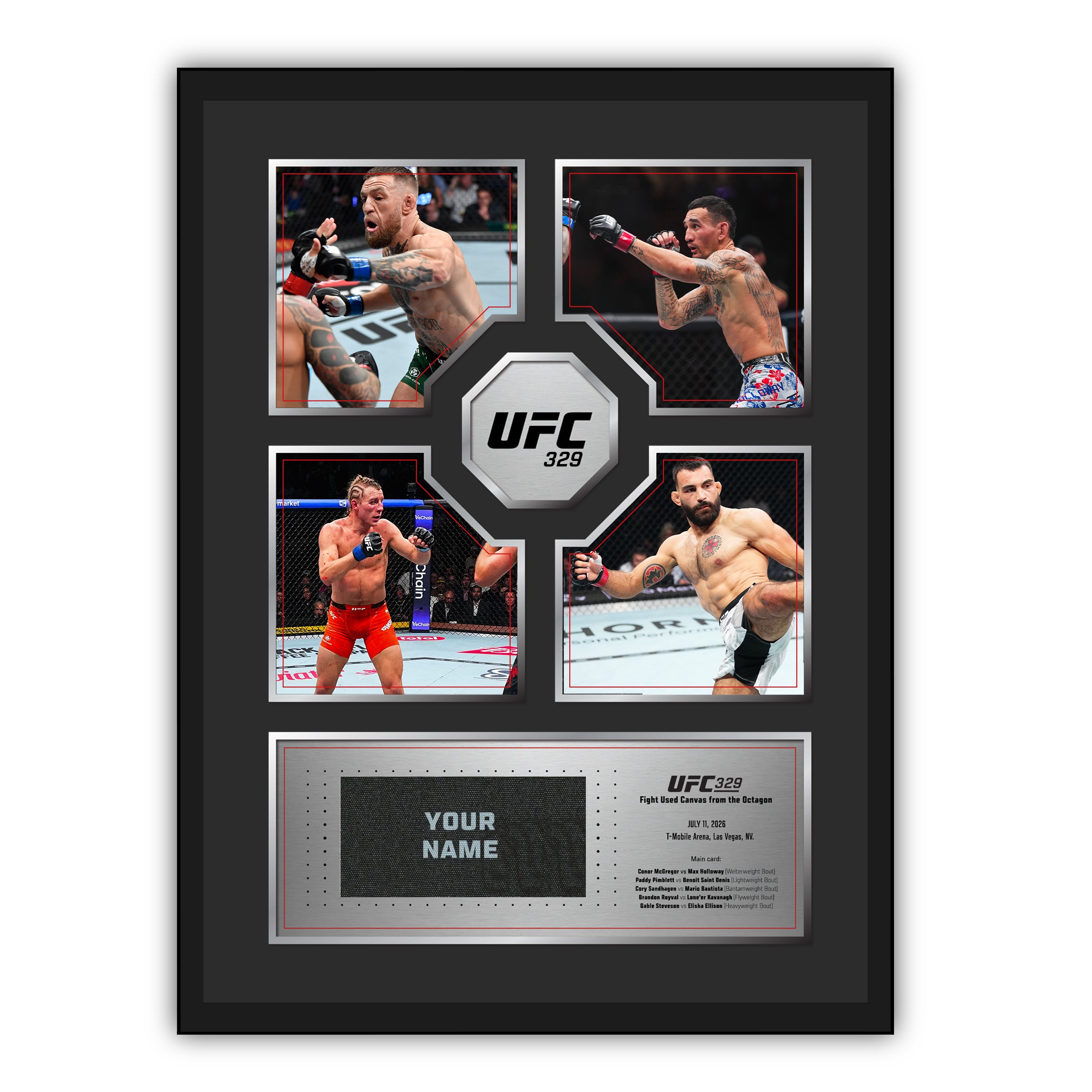 Paddy Pimblett Limited Edition UFC 324 Venum Shorts & Canvas