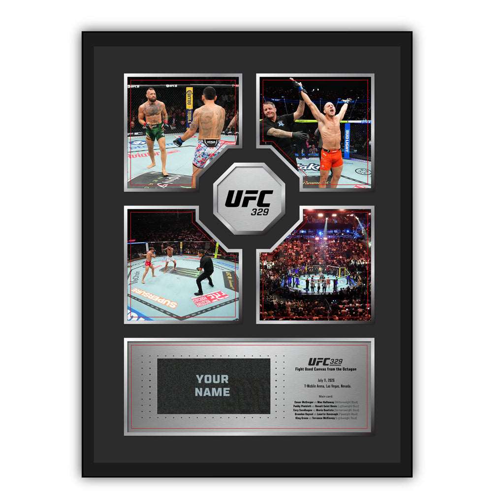 SOLD OUT: UFC 329: McGregor vs Holloway 2 Name on Canvas