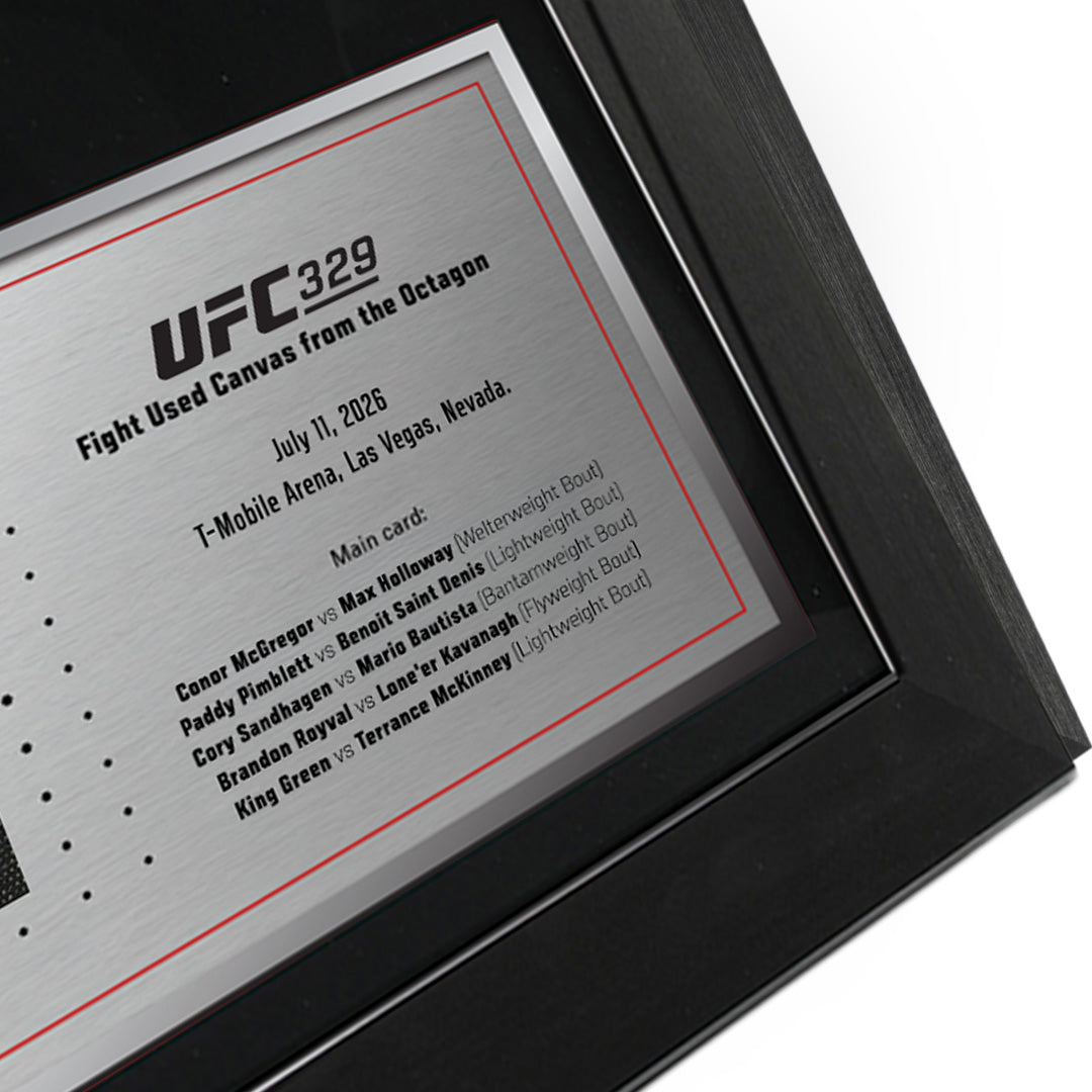 SOLD OUT: UFC 329: McGregor vs Holloway 2 Name on Canvas