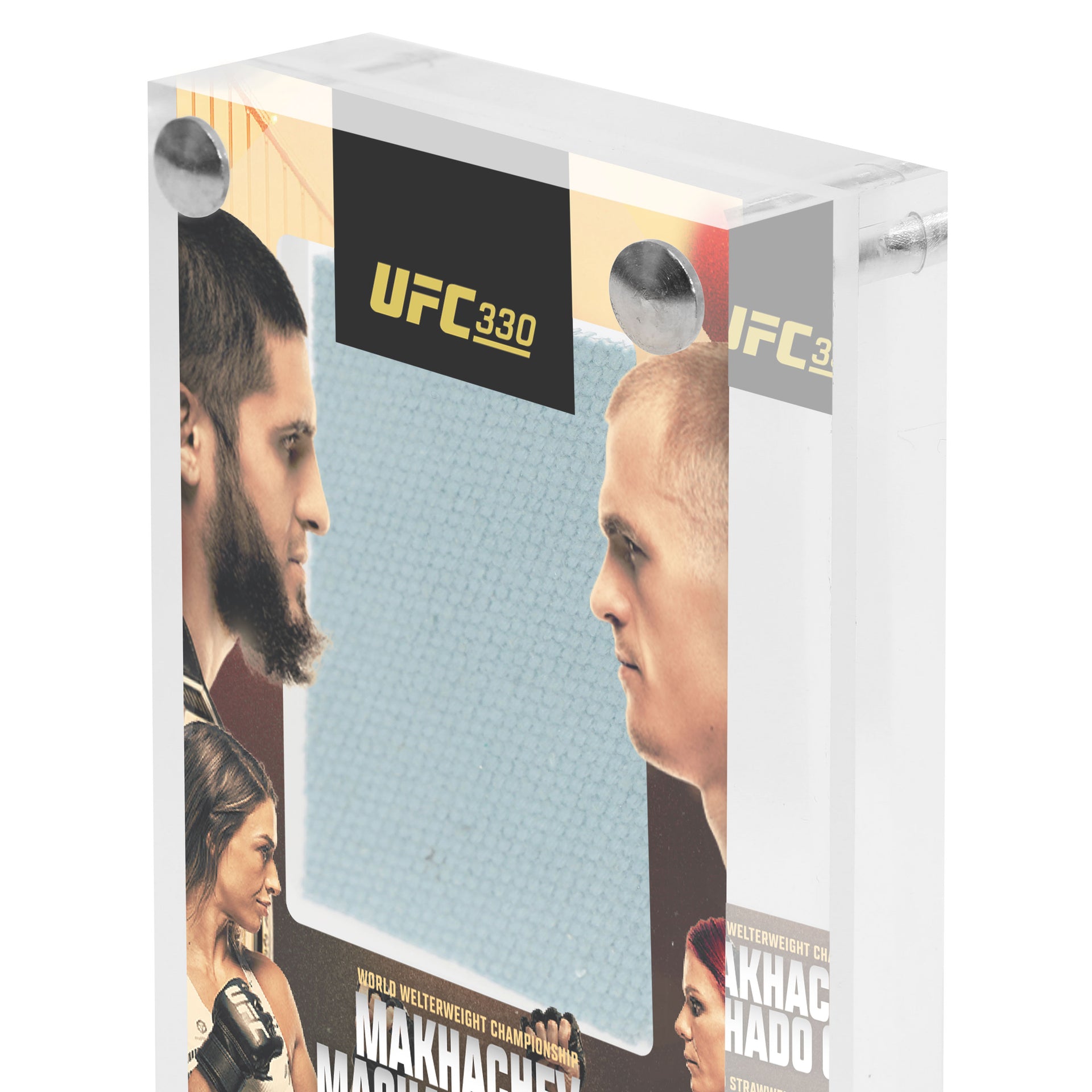 UFC 330: Makhachev vs Machado Garry Canvas in Acrylic