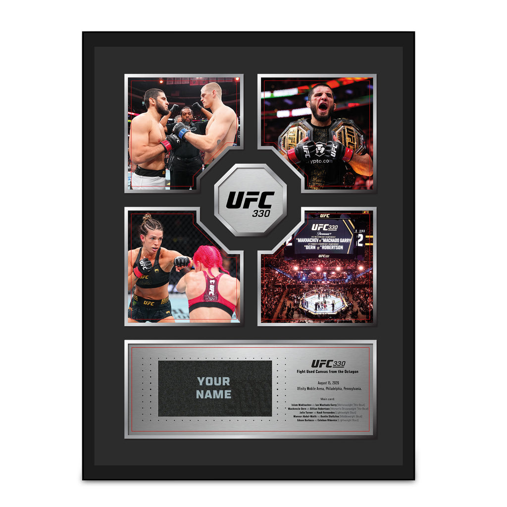 SOLD OUT: UFC 330: Makhachev vs Machado Garry Name on Canvas