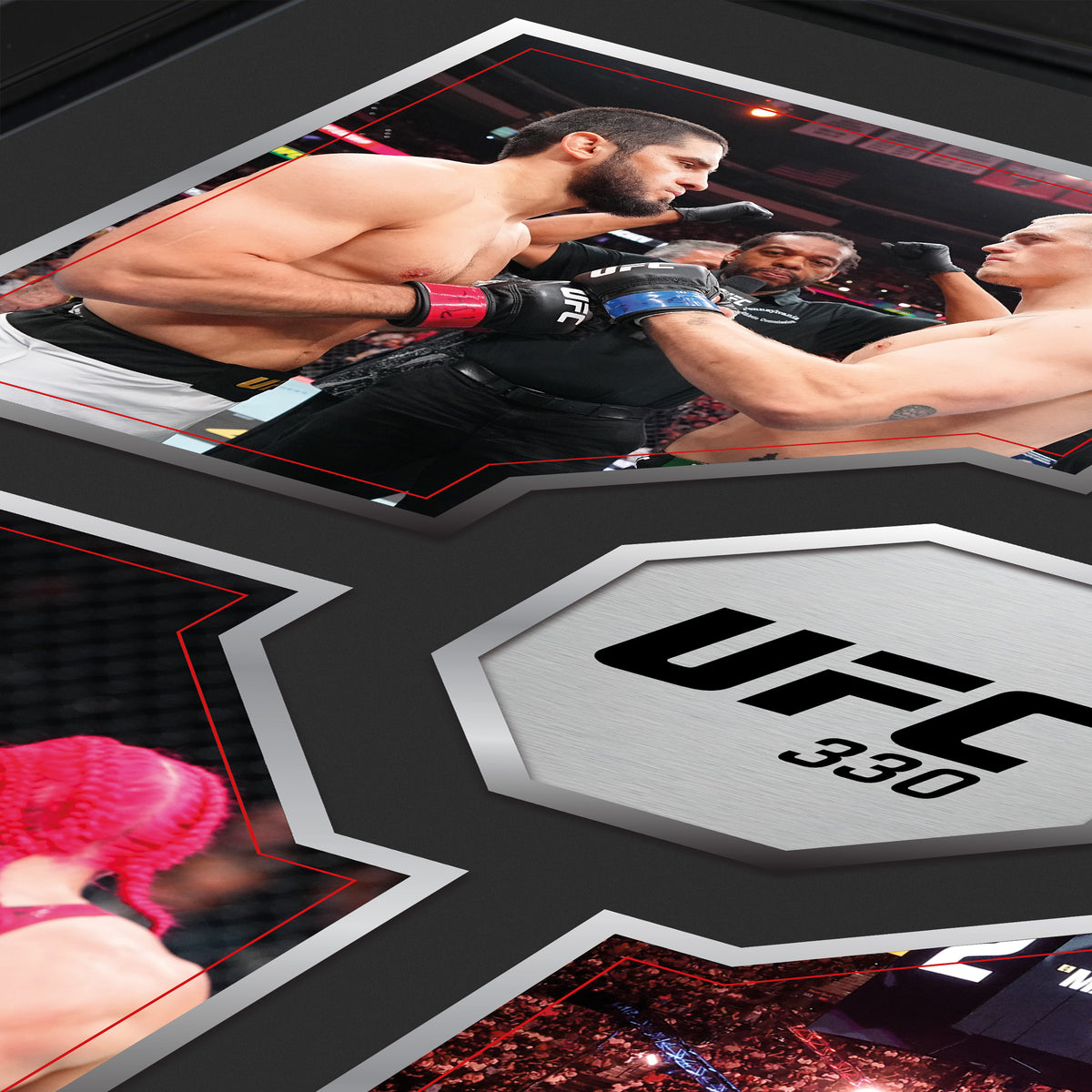 SOLD OUT: UFC 330: Makhachev vs Machado Garry Name on Canvas