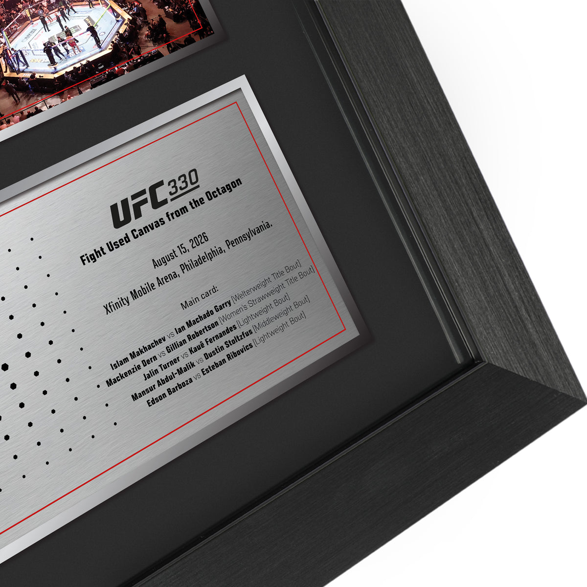 SOLD OUT: UFC 330: Makhachev vs Machado Garry Name on Canvas