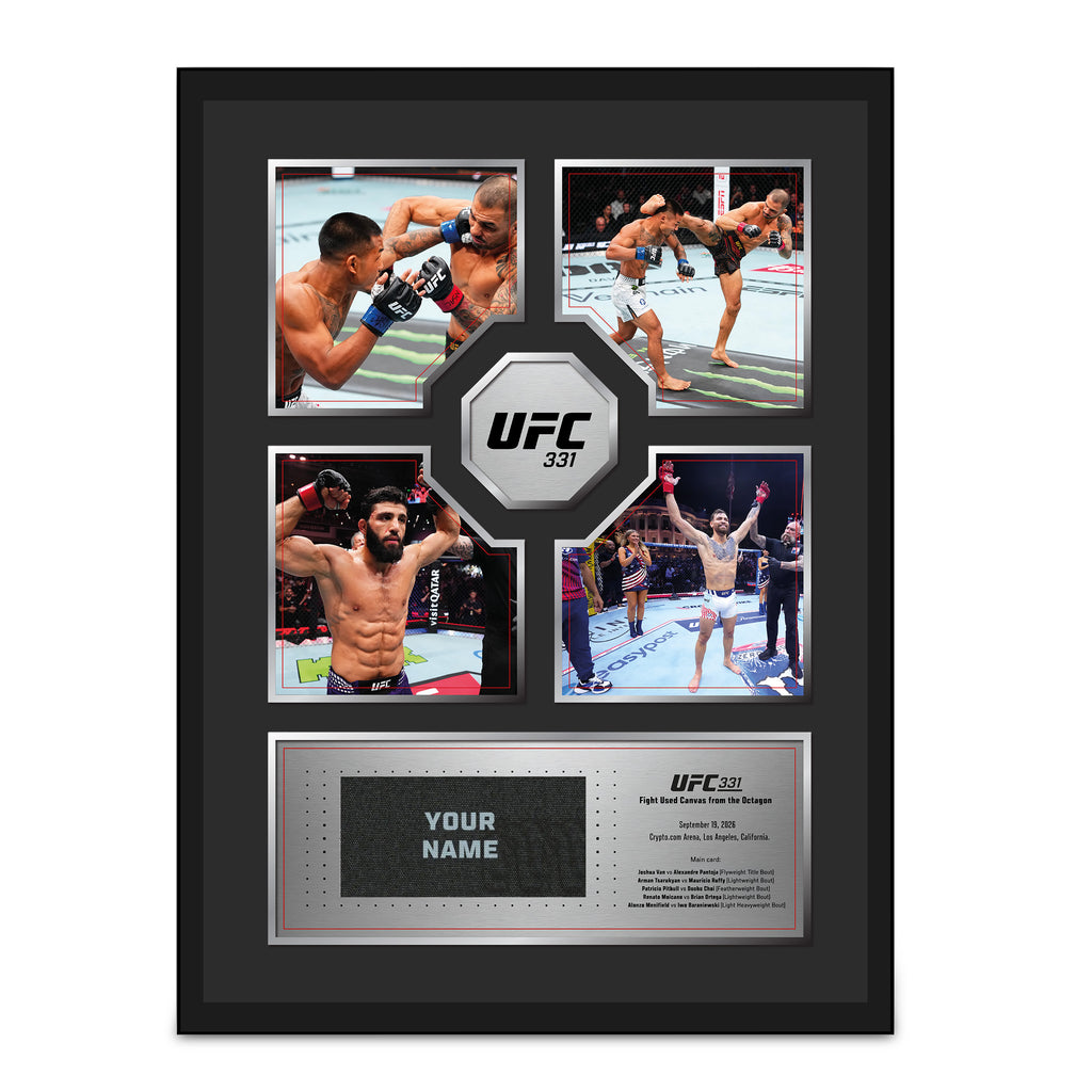 UFC 331: Van vs Pantoja 2 Name on Canvas