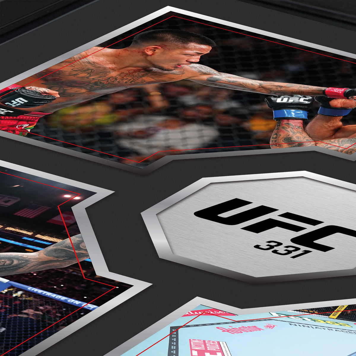 SOLD OUT: Crypto.com UFC 331: Van vs Pantoja 2 Name on Canvas