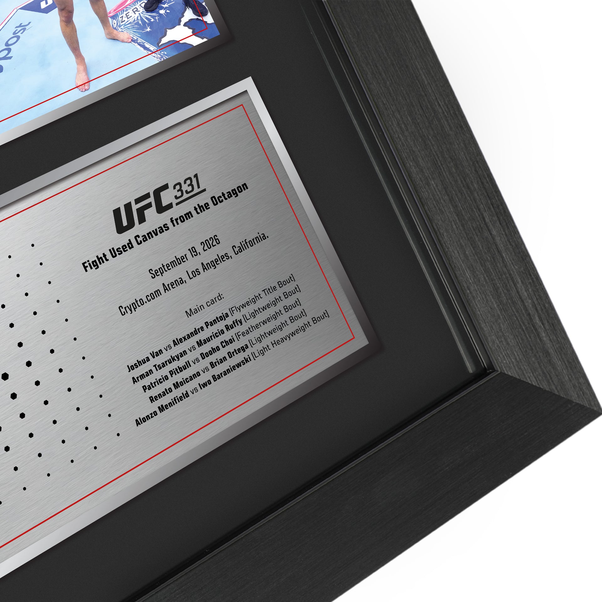 Crypto.com UFC 331: Van vs Pantoja 2 Name on Canvas