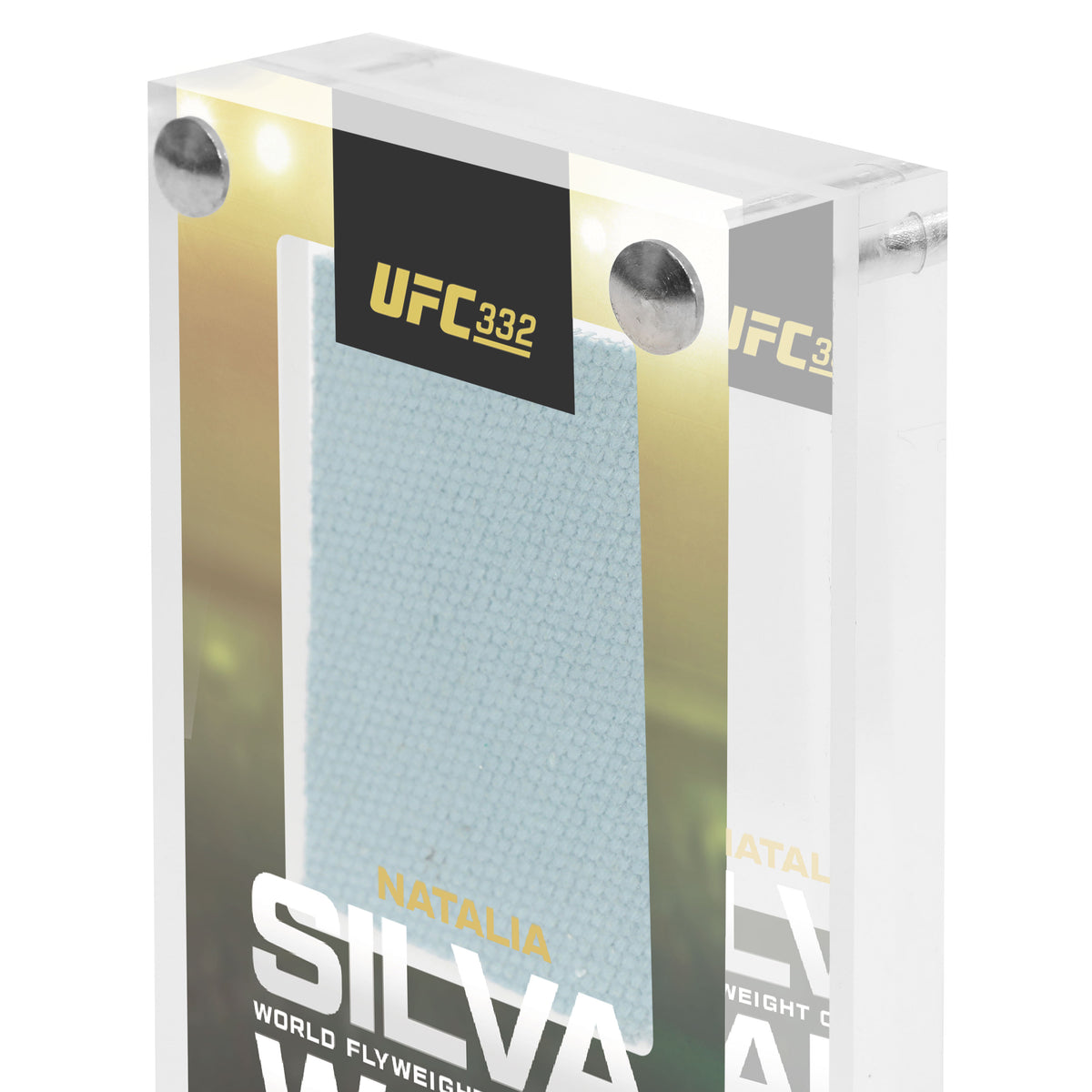 UFC 332: Silva vs Wang Canvas in Acrylic