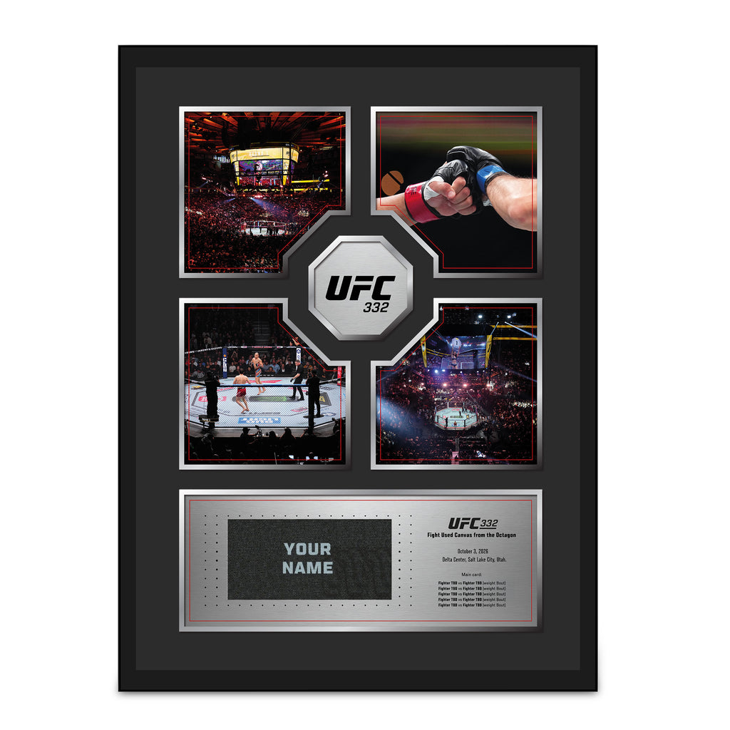 UFC 332 TBD vs TBD Name on Canvas