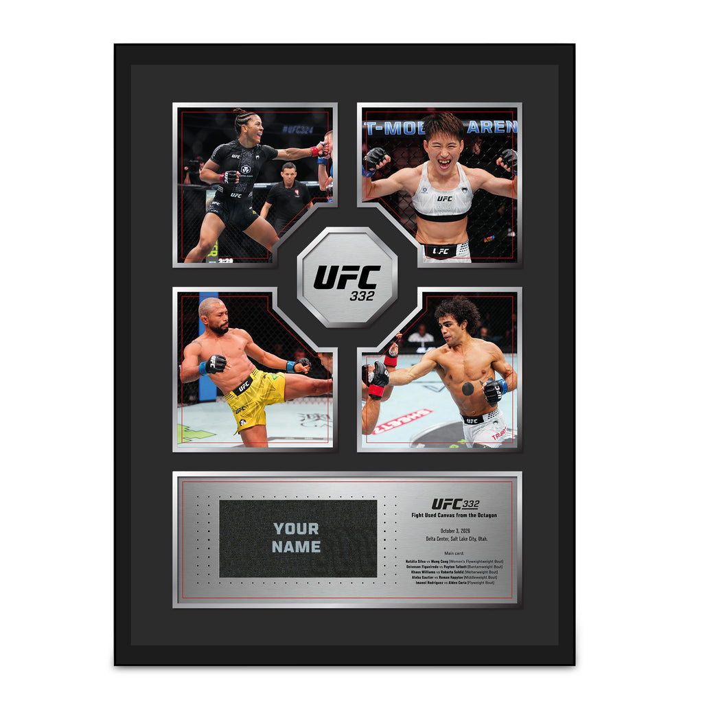 UFC 332 Silva vs Wang Name on Canvas