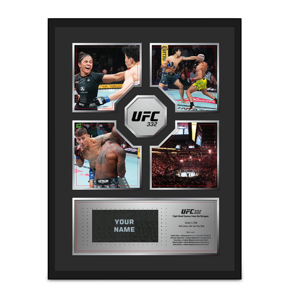 SOLD OUT: UFC 332 Silva vs Wang Name on Canvas
