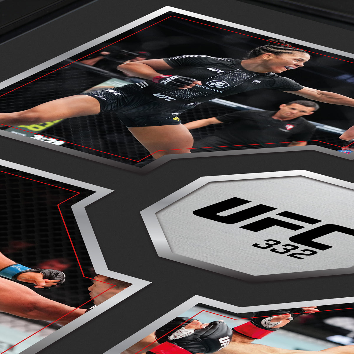 SOLD OUT: UFC 332 Silva vs Wang Name on Canvas