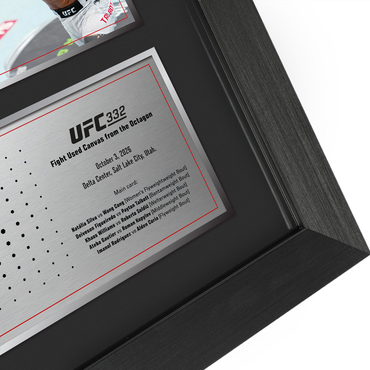 SOLD OUT: UFC 332 Silva vs Wang Name on Canvas