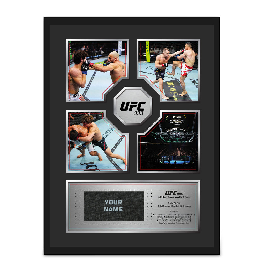 SOLD OUT: UFC 333: Volkanovski vs Evloev Name on Canvas