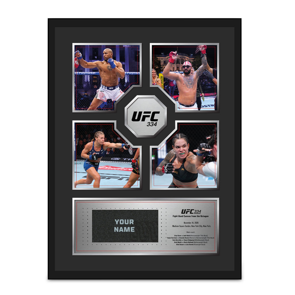 UFC 334: Gane vs Hokit Name on Canvas