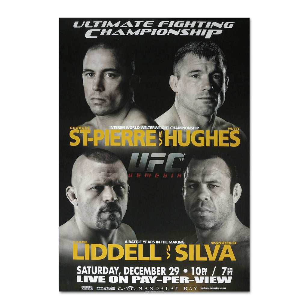 UFC 79: Nemesis Autographed Event Poster