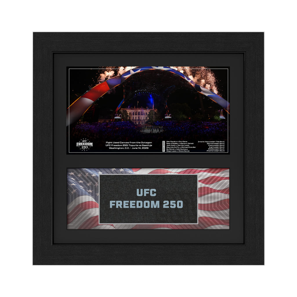 UFC Freedom 250: Topuria vs Gaethje Event Name on Canvas