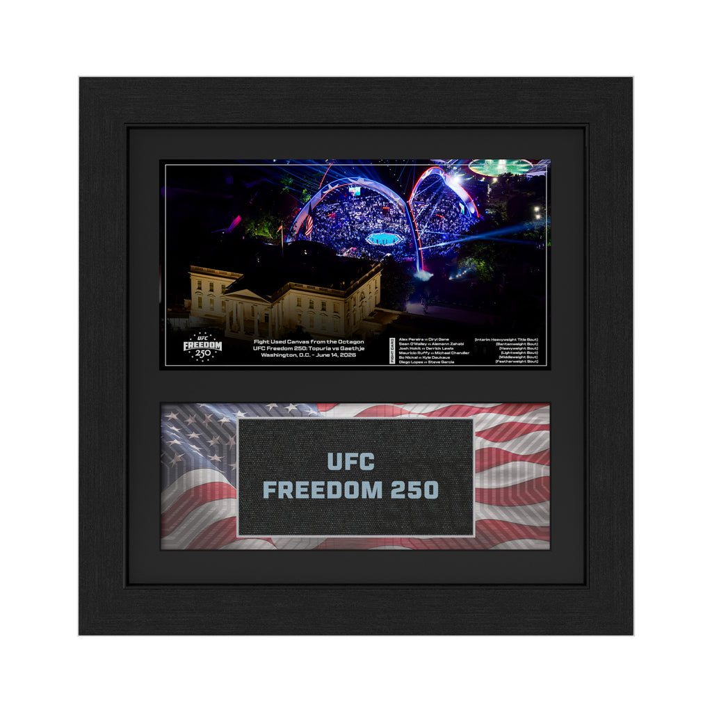 UFC Freedom 250: Topuria vs Gaethje Event Name on Canvas