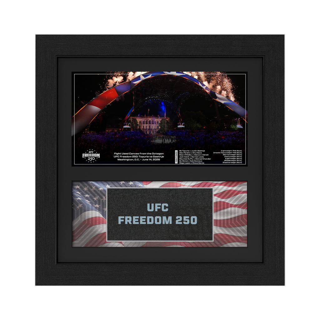 UFC Freedom 250: Topuria vs Gaethje Event Name on Canvas