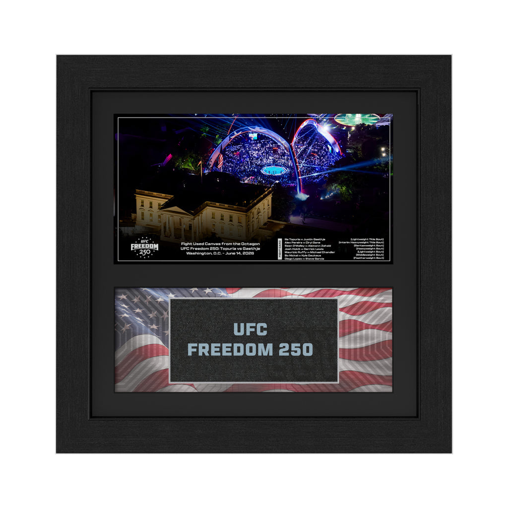 UFC Freedom 250: Topuria vs Gaethje Event Name on Canvas