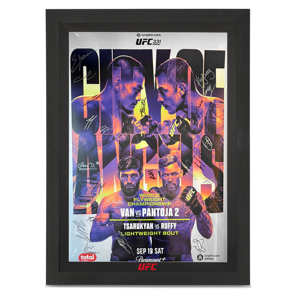 Crypto.com UFC 331: Van vs Pantoja 2 Autographed Event Poster