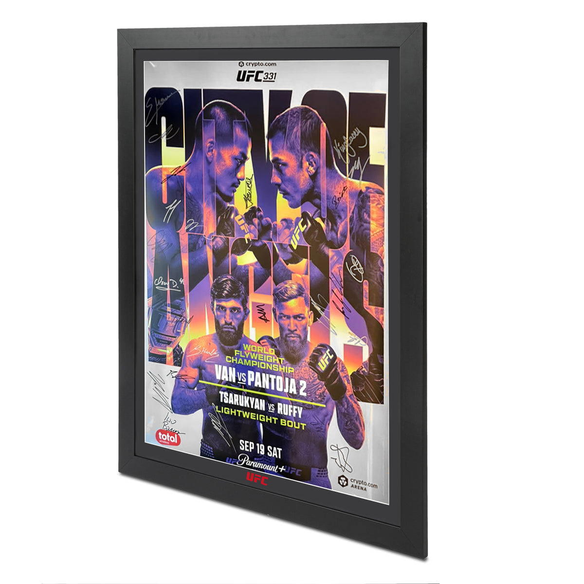 Crypto.com UFC 331: Van vs Pantoja 2 Autographed Event Poster