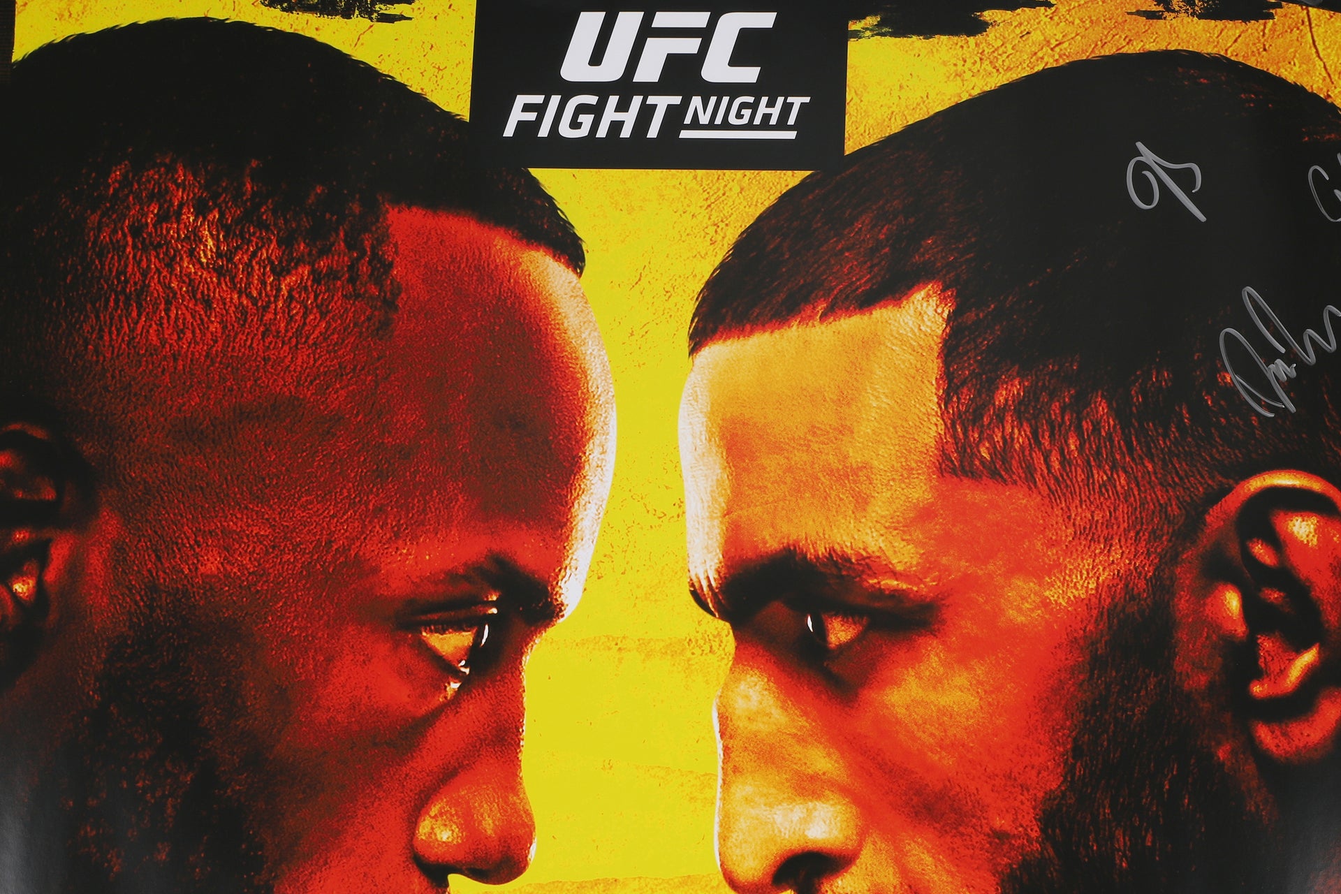 UFC Fight Night: Edwards vs Muhammad Autographed Event Poster