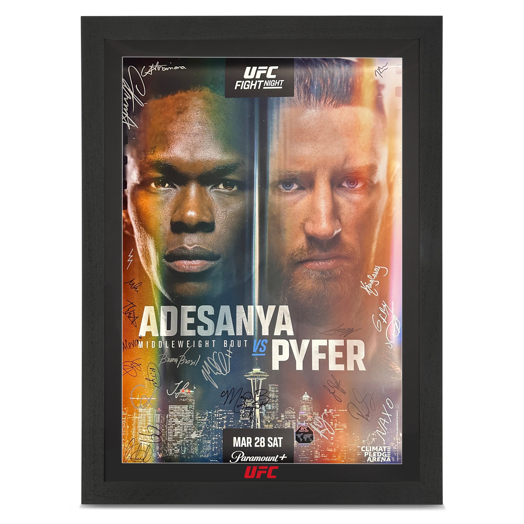 Israel Adesanya Memorabilia: Signed Gloves, Photos, Belt & More