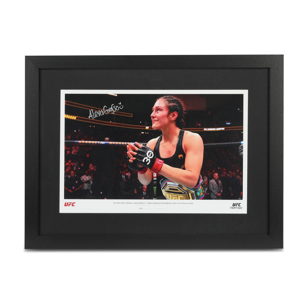Alexa Grasso Signed Photo UFC Fight Night: Grasso vs Shevchenko 2