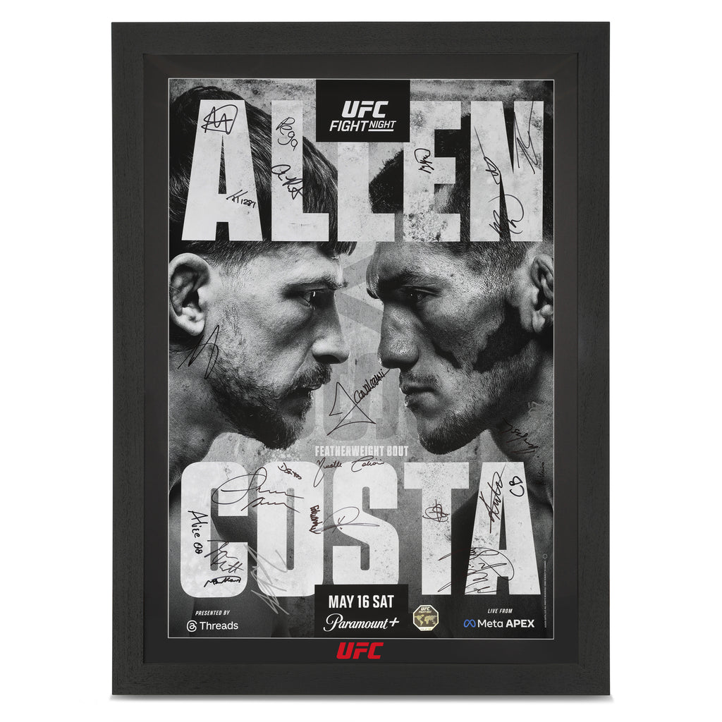 UFC Fight Night: Allen vs Costa Autographed Event Poster