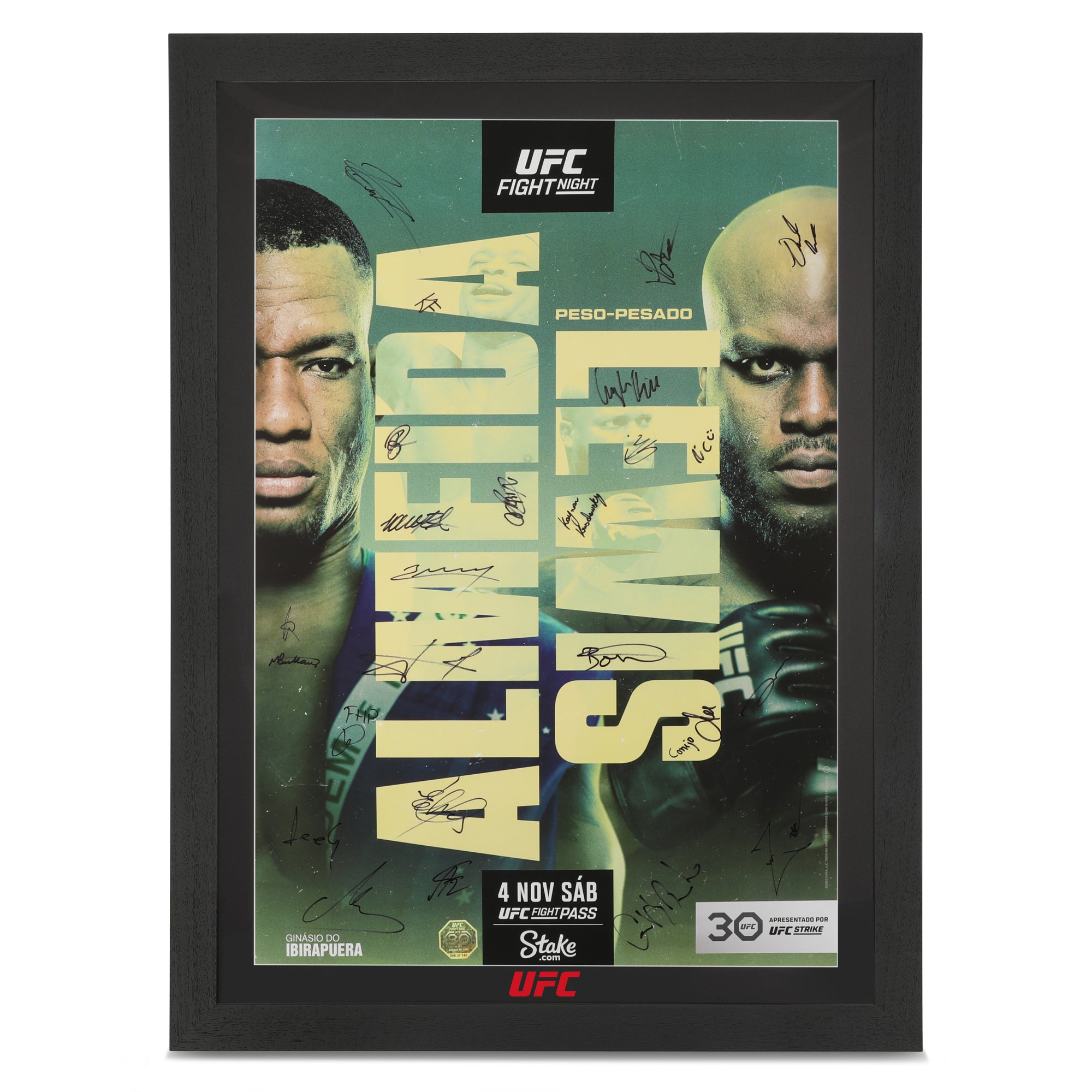 UFC Fight Night: Almeida vs Lewis Autographed Event Poster