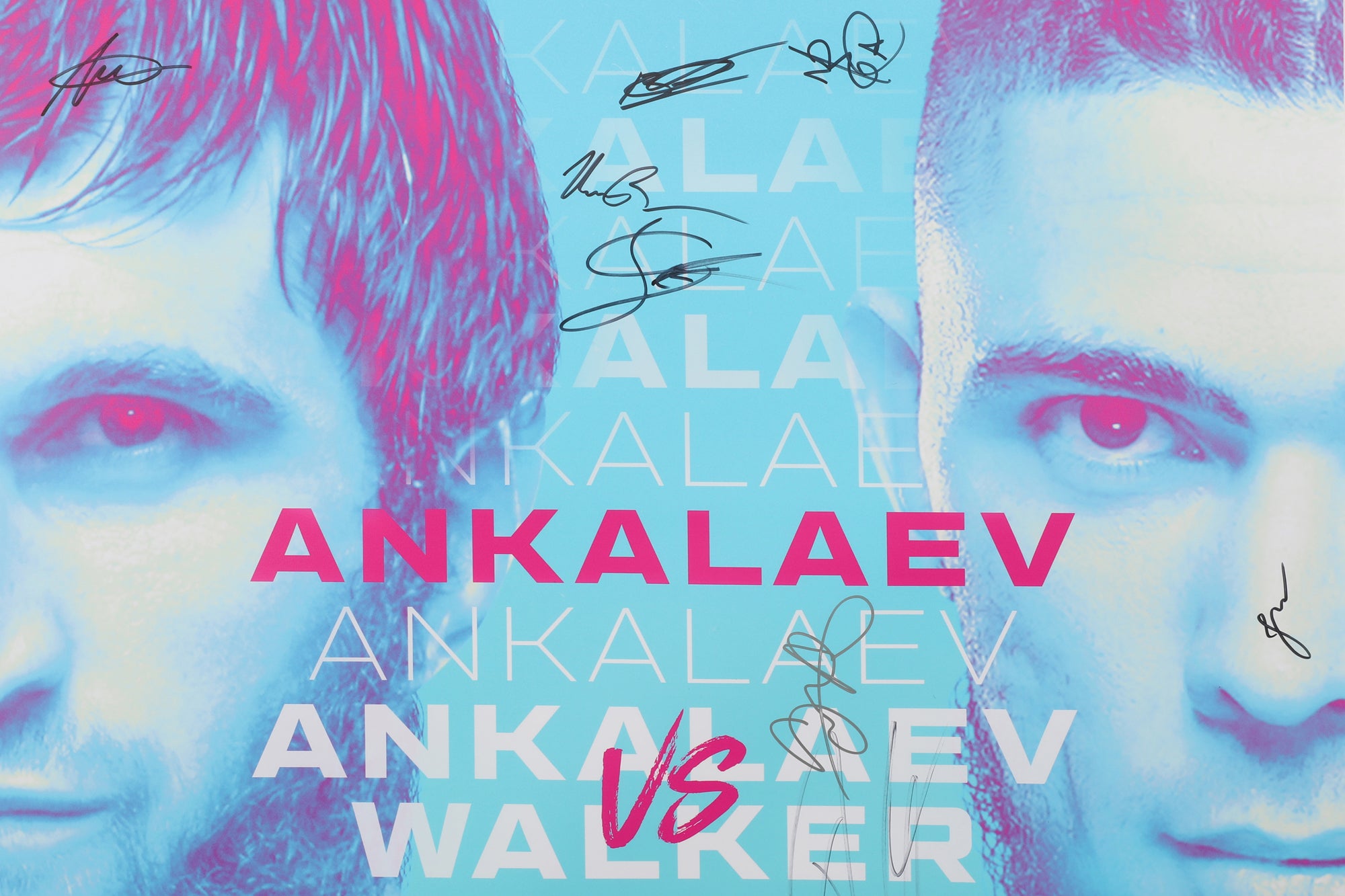 UFC Fight Night: Ankalaev vs Walker 2 Autographed Poster