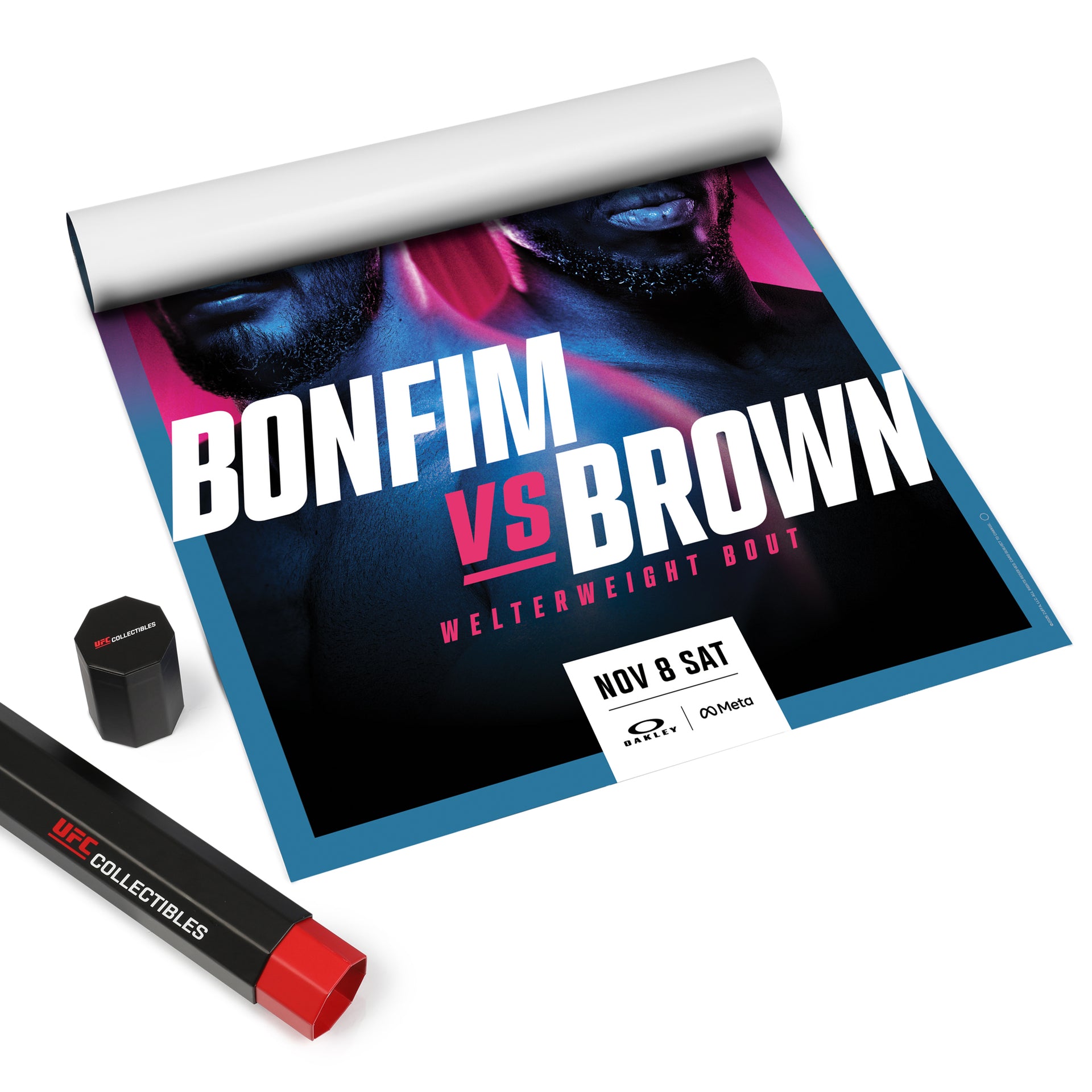 UFC Fight Night: Bonfim vs Brown Autographed Event Poster