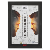 UFC Fight Night: Fiziev vs Gamrot Autographed Event Poster