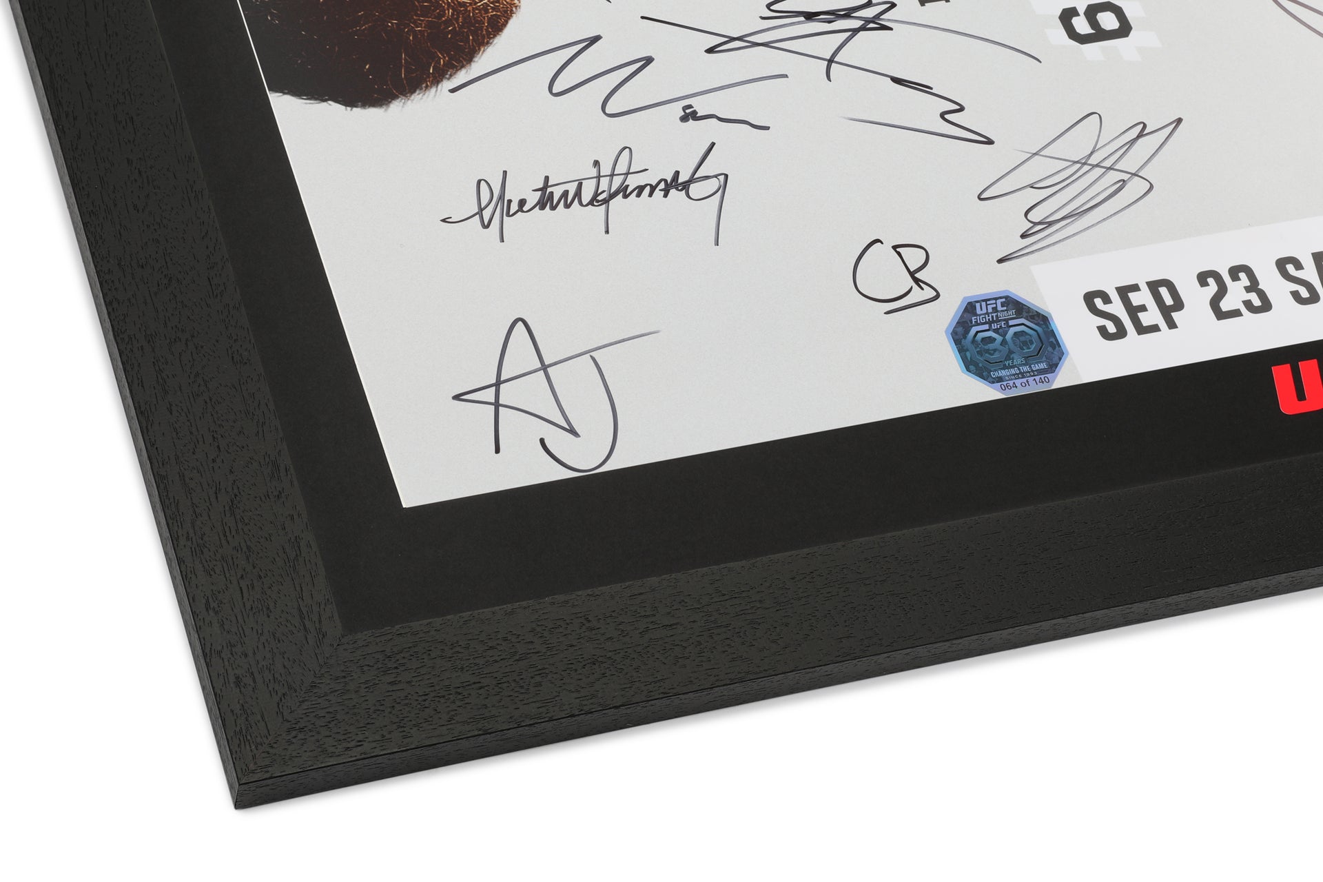 UFC Fight Night: Fiziev vs Gamrot Autographed Event Poster