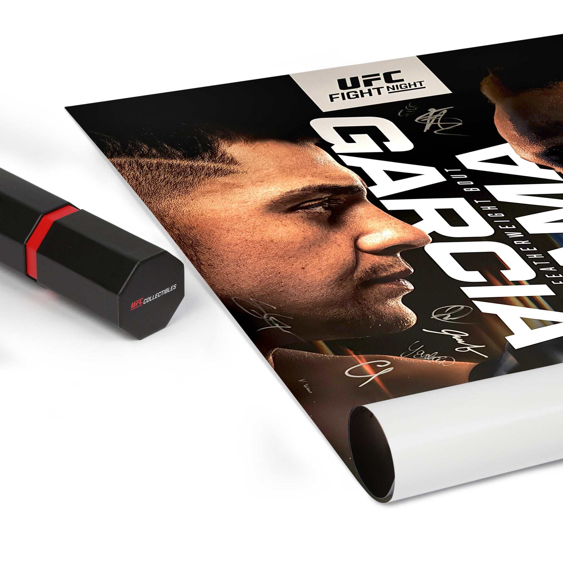 UFC Fight Night: Garcia vs Onama Autographed Event Poster